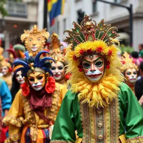 Desfile de Máscaras e Bexigadas