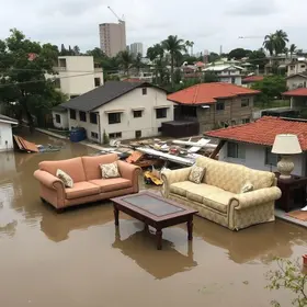 enchente em São João da Boa Vista
