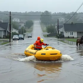 enxurrada em São João da Boa Vista