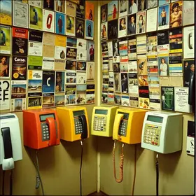 cartões telefônicos