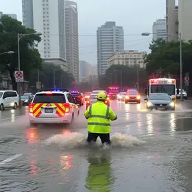 alagamento interdita totalmente a SP-255