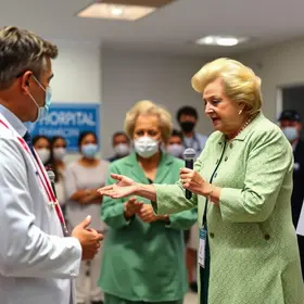 Lula inaugura novas áreas de hospital em São Carlos