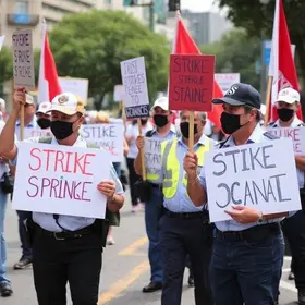 Greve em São Carlos