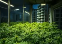 plantação de maconha