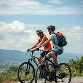 casal de SP pedala 16 mil km rumo à Copa