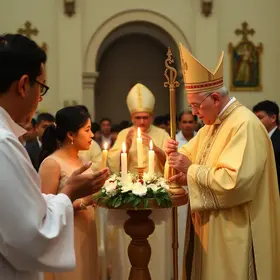 Celebração em honra a Santa Dimpna