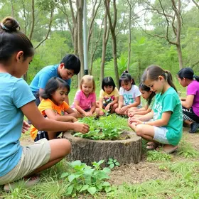 Educação Ambiental no Parque da Biquinha