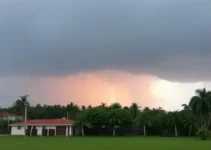 chuva forte e granizo em São Carlos