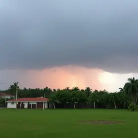chuva forte e granizo em São Carlos