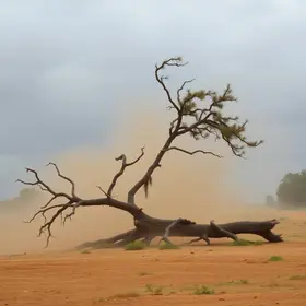vendaval em São Carlos