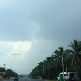tempestade com granizo