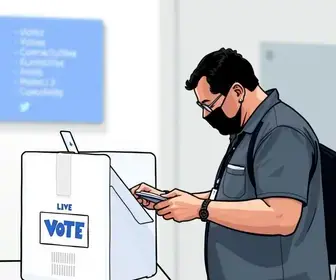 apuração ao vivo dos votos em São Carlos